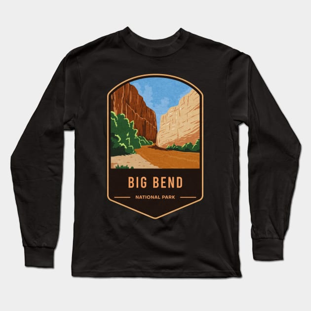 Big Bend National Park Long Sleeve T-Shirt by JordanHolmes